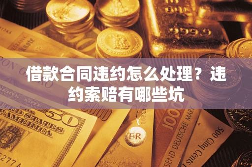 武汉借款合同违约怎么处理？违约索赔有哪些坑