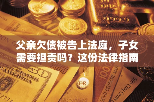 武汉父亲欠债被告上法庭，子女需要担责吗？这份法律指南必须看完