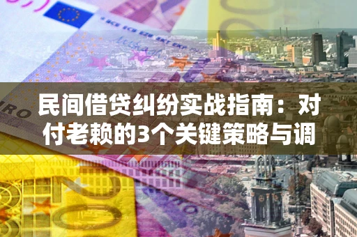 武汉民间借贷纠纷实战指南：对付老赖的3个关键策略与调解盲区解析