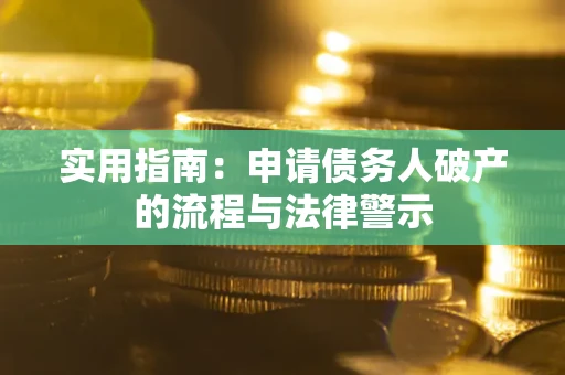 武汉实用指南：申请债务人破产的流程与法律警示