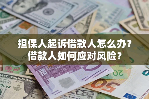 武汉担保人起诉借款人怎么办？借款人如何应对风险？