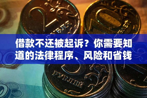 武汉借款不还被起诉？你需要知道的法律程序、风险和省钱技巧