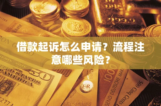 武汉借款起诉怎么申请？流程注意哪些风险？