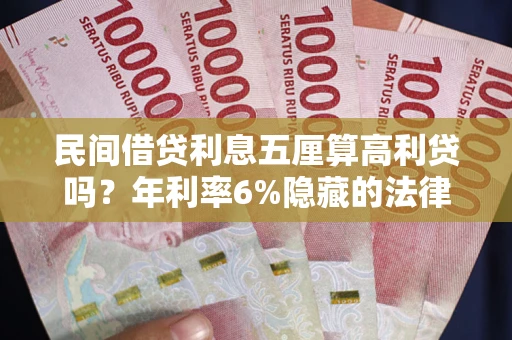 武汉民间借贷利息五厘算高利贷吗？年利率6%隐藏的法律风险全解析