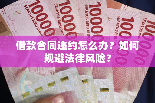 武汉借款合同违约怎么办？如何规避法律风险？